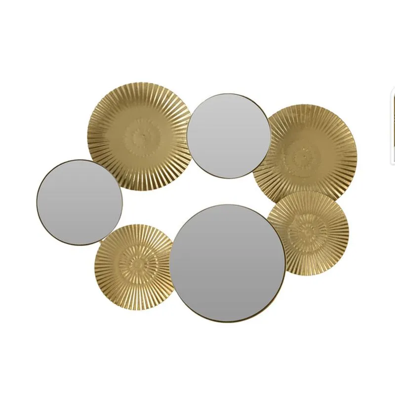 Espejo Decorativo de Pared DoradoSKU: 15168